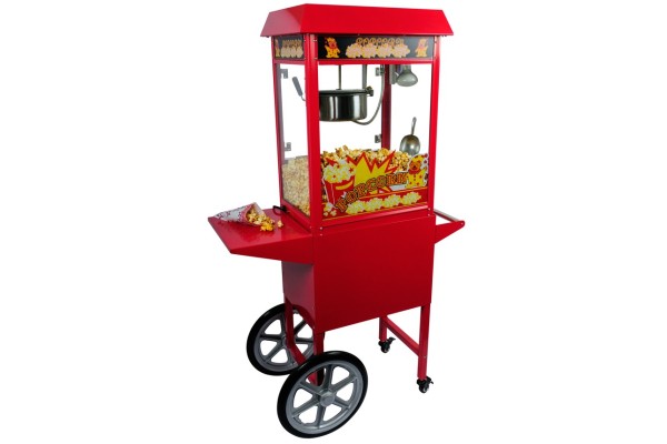 verrijdbare popcornmachine